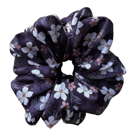 MIDNIGHT BLOSSOM SCRUNCHIE