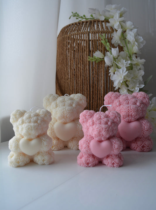 Rose Heart Bear