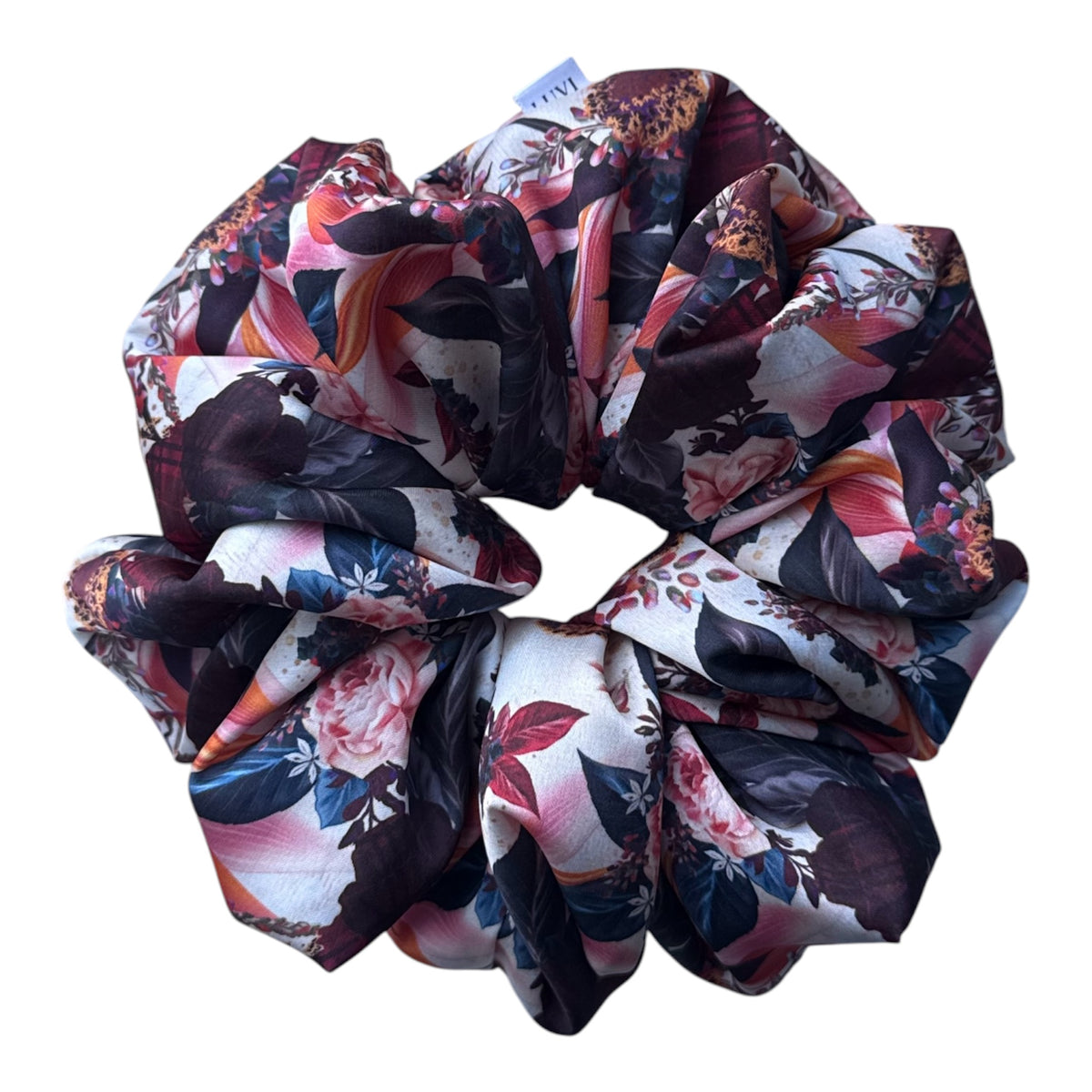CRIMSON LEAF SCRUNCHIE